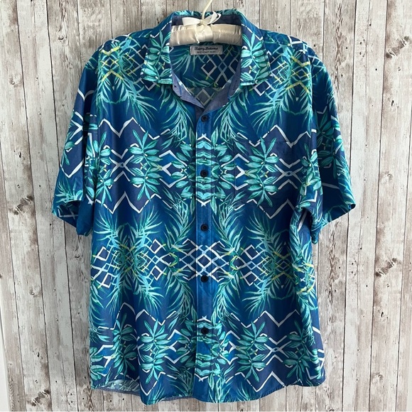 Tommy Bahama Tropical Island zone Men's Shirt Large - Picture 1 of 6